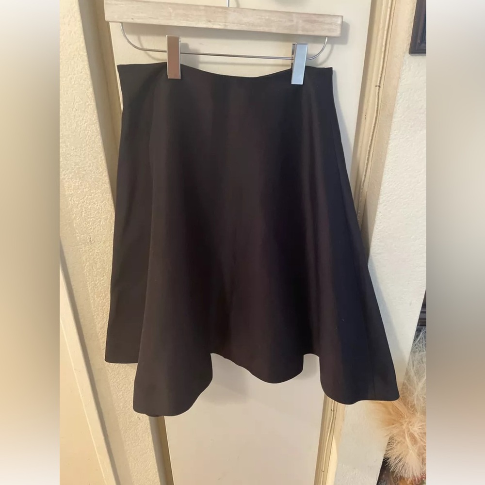 Toteme Black A-Line Skirt